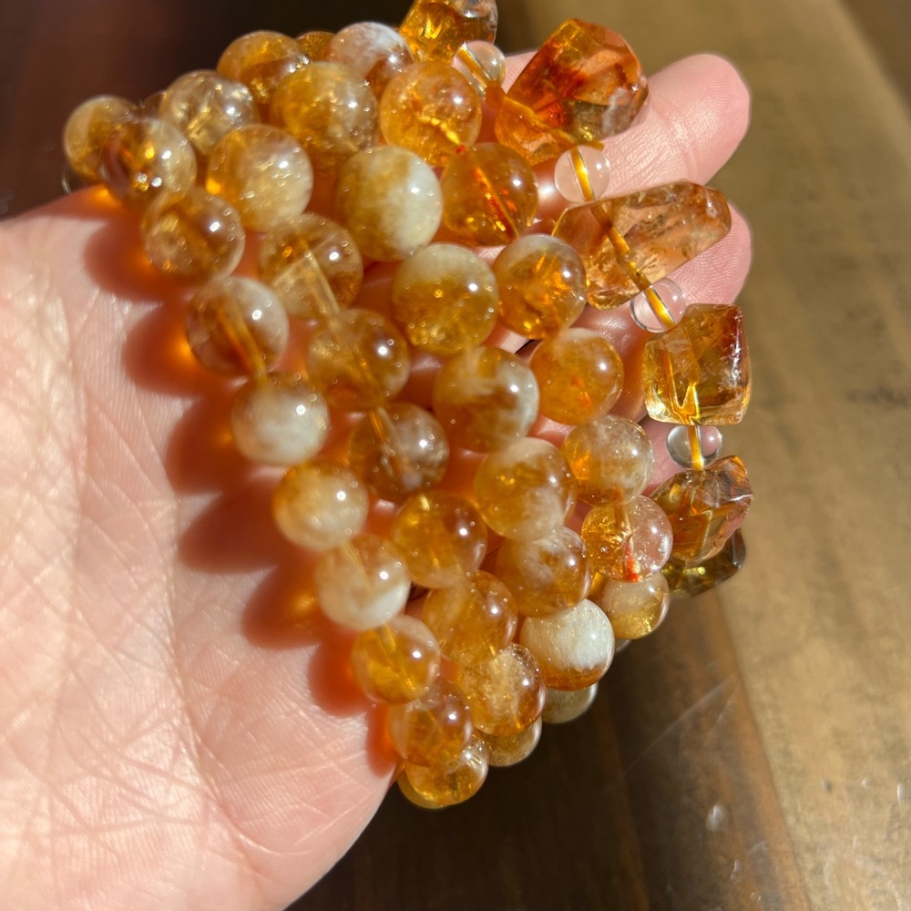 ✨ Whisky Citrine Crystal Bracelet✨